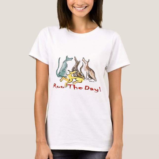 greyhound roo T-Shirt (Front)