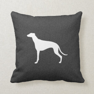 Greyhound Silhouette Cushion
