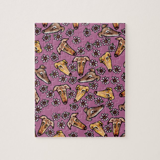 Greyhound Snoots Jigsaw Puzzle (Vertical)