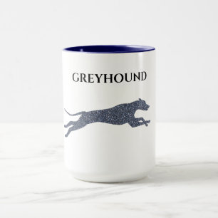 Greyhound two toned mug. mug