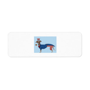 Greyhound Uncle Sam Return Address Label