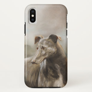 Greyhound vintage oil painting Case-Mate iPhone case