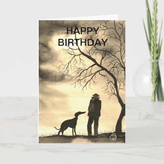 GREYHOUND WALK CARD (Front)