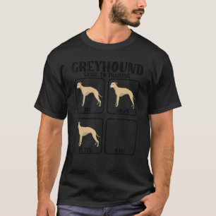 greyhound whippet dog training guide for greyhound T-Shirt