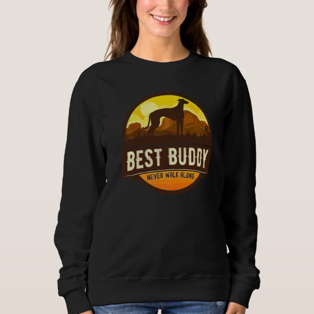 Greyhound Windhound Dog Breed  10 Sweatshirt (Front)