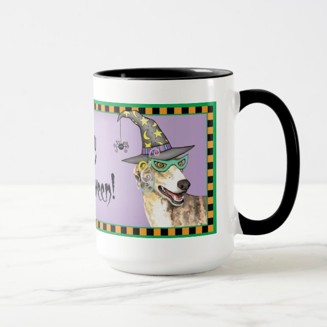 Greyhound Witch Mug (Right)