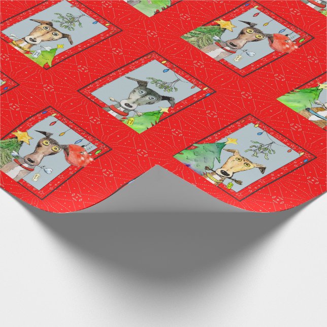 Greyhound wrapping paper (a512) (Corner)