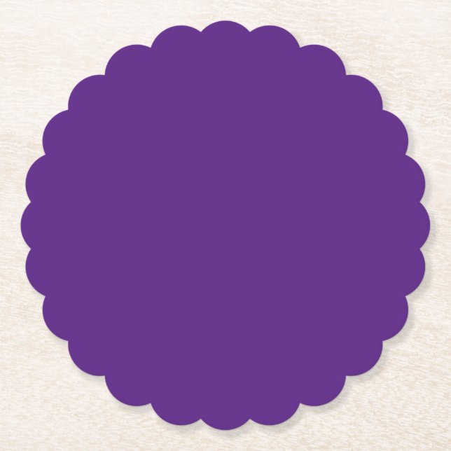 Greyish Purple,Muted Purple,Rum, Paper Coaster (Front)