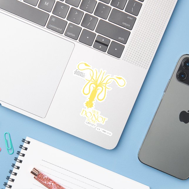 Greyjoy Sigil - We Do Not Sow (Laptop w/ iPhone)