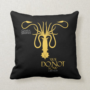 Greyjoy Sigil - We Do Not Sow Cushion