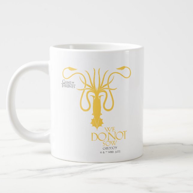 Greyjoy Sigil - We Do Not Sow Large Coffee Mug (Left)