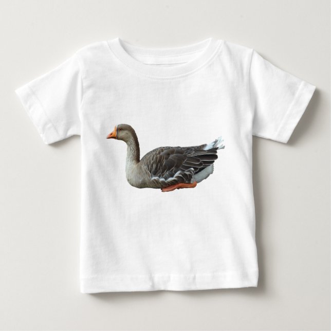 Greylag Swan Goose Cross Baby T-Shirt (Front)
