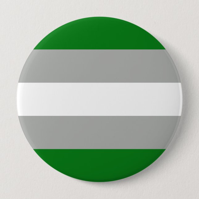 Greyromantic Pride Flag 10 Cm Round Badge (Front)