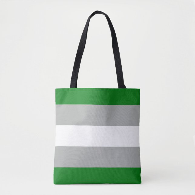 Greyromantic Pride Tote Bag (Front)