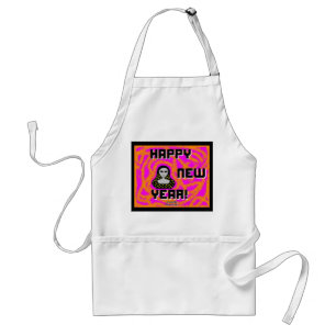 Greys New Year Wishes Apron