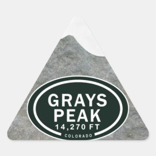 Greys Peak 14,270 FT CO Mountain Stickers