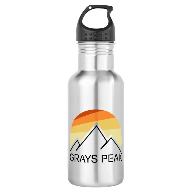 Greys Peak Retro 532 Ml Water Bottle (Front)