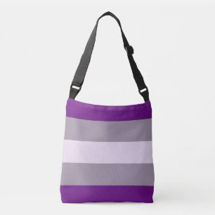 Greysexual Pride Flag Crossbody Bag