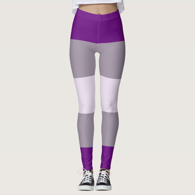 Greysexual Pride Leggings (Front)