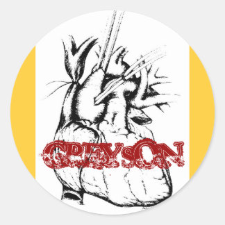 Greyson Heart Sticker