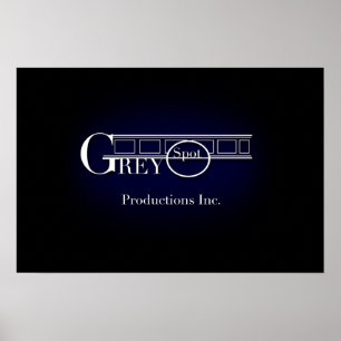GreySpot Logo Poster
