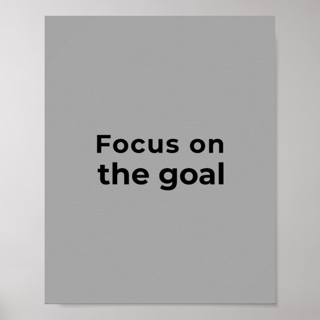GreyStandard Semi-Gloss Poster (Front)