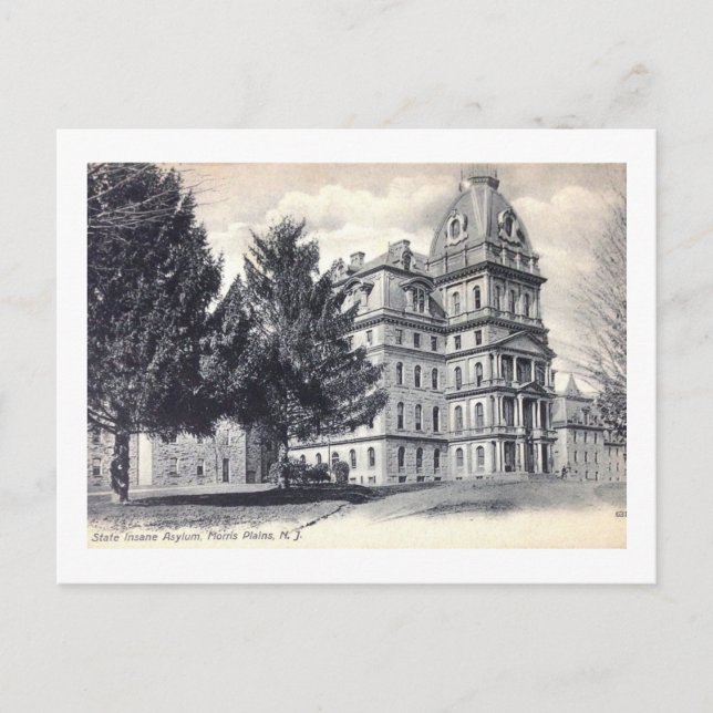 Greystone Insane Asylum, Morris Plains, New Jersey Postcard (Front)