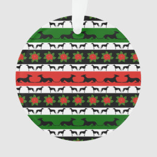 Greyt Greyhound Christmas Ornament
