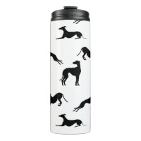 Greyt Greyhound Silhouettes - Black on White