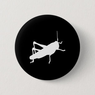 Grhopper Cricket - Insect Bug Cute Funny 6 Cm Round Badge