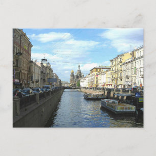 Griboyedov Canal. St. Petersburg, Russia. Postcard
