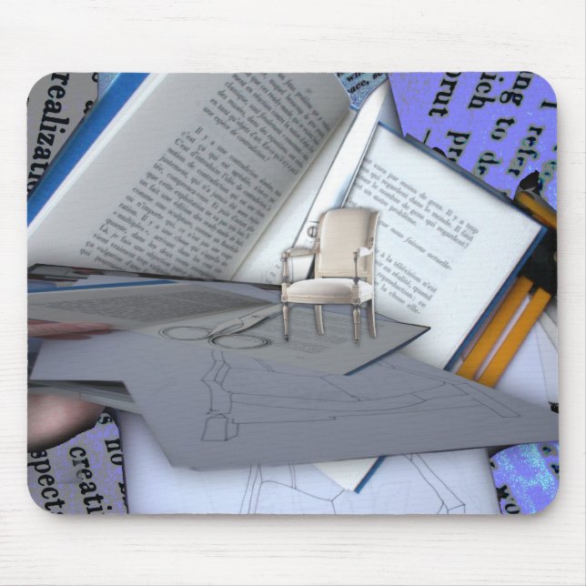 Gribrouillages Mouse Pad (Front)