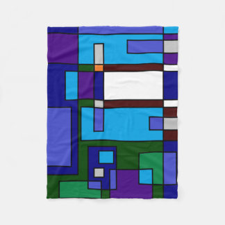 Grid Casual Fleece Blanket