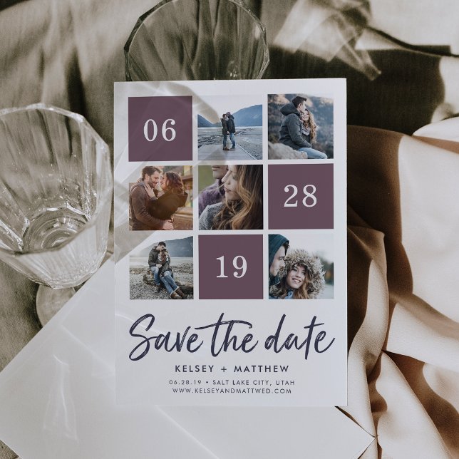 Grid Collage | Photo Save the Date (Creator Uploaded)