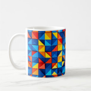 Grid Fragments Coffee Mug