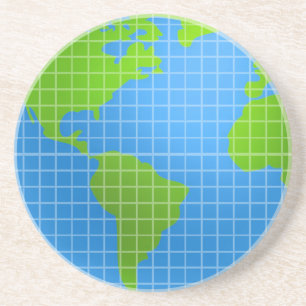 Grid Globe Coaster