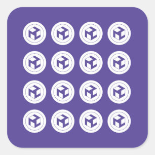 Grid of  Antahkaranas  -Antahkarana square -male Sticker