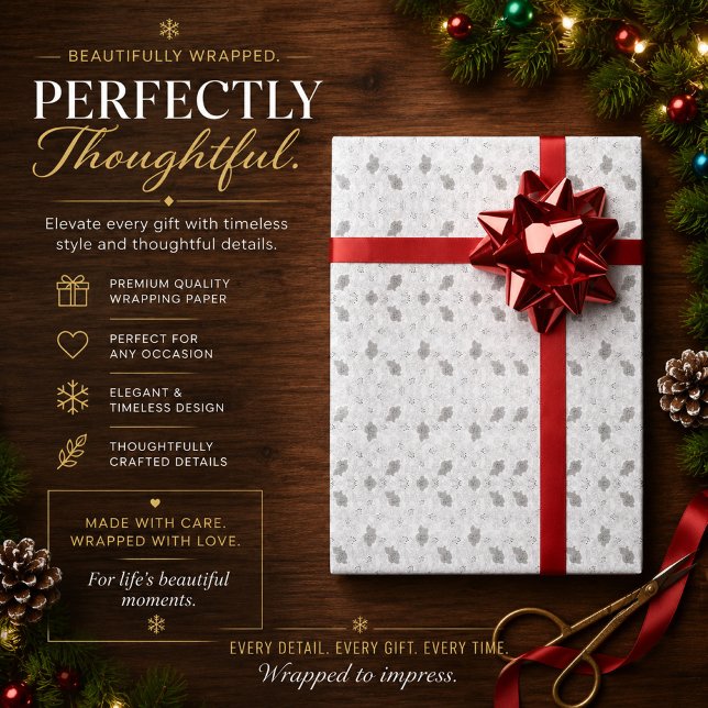 Grid Overlay Texture – Minimal Tech Wrap Design Wrapping Paper (Creator Uploaded)