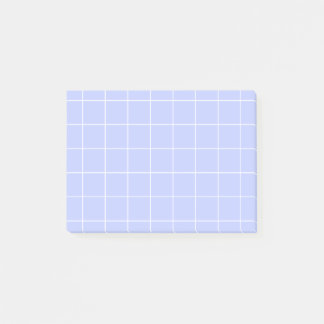  Grid paper: minimalist grid (light lavender) Post-it Notes
