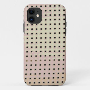 Grid Pattern from a Chair iPhone 11 Case
