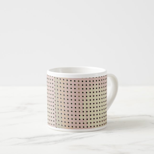 Grid Pattern from a Chair Espresso Cup (Front Right)