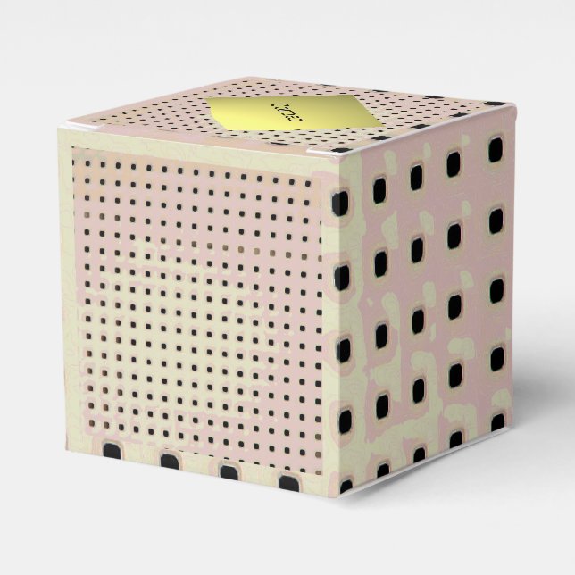 Grid Pattern from a Chair Favour Box (Front Side)