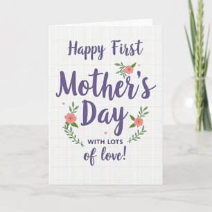 Grid Pattern Greeting Card
