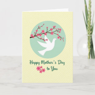 Grid Pattern Springtime Card