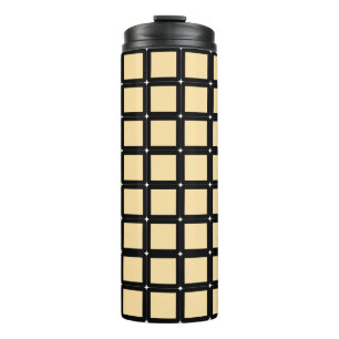 Grid Pattern Thermal Tumbler