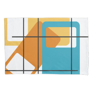 Grid Rectangles  Pillowcase