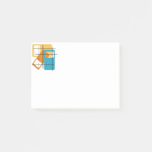 Grid Rectangles Post-it Notes