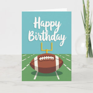 Gridiron Birthday Card