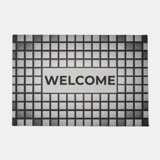 Gridline Welcome Doormat