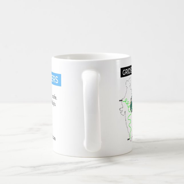 GRIDSKIPPERS Mug with Map and Sponsors (Handle)